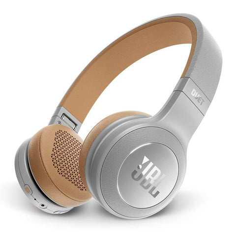 Fone de Ouvido JBL Duet BT Headphone Branco e Dourado